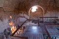 The ancient fortification Masada in Israel. Masada National Park in the Dead Sea region of Israel Royalty Free Stock Photo