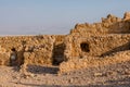 Ancient fortification Masada in the Southern District of Israel. National Park in the Dead Sea region of Israel. The fortress of Royalty Free Stock Photo