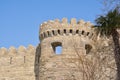 Ancient fortification and tower, Baku Azerbaijan Royalty Free Stock Photo