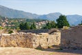 Ancient fortifications in Montenegro. Ruined Spanjola Fortress Spanish fortress in Herceg Novi city