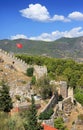 Ancient fortress in Alanya Royalty Free Stock Photo