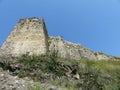 Ancient fortress of Gremi seen from below in Georgia.