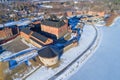 Ancient fortress prison of Hameenlinna. Top view, Finland