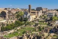 Ancient Forum Titus Arch Roman Colosseum Rome Italy