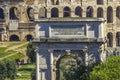 Ancient Forum Titus Arch Roman Colosseum Rome Italy Royalty Free Stock Photo