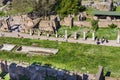 Ancient Forum Vesta Temple Rome Italy