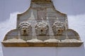 Ancient fountain detail built in 1753, Ouro Preto