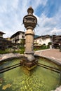 Ancient Fountain - Levico Terme Italy Royalty Free Stock Photo