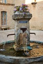 Ancient fountain in Provence