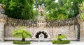 The ancient fountain in the Quinta da Regaleira in Sintra - Port