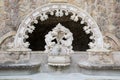 The ancient fountain in the Quinta da Regaleira in Sintra