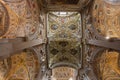 Ancient fresco inside the roman catholic cathedral