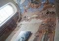 Ancient frescoes in one of the churches in Kamyanets-Podolsk