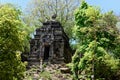 The ancient Funan sites of Angkor Borei and Phnom Da is a hill and the name for the first art style period in pre-Angkorian times, Royalty Free Stock Photo