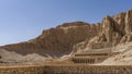 The ancient funerary temple of the queen-Pharaoh Hatshepsut Royalty Free Stock Photo