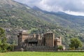 The ancient FÃÂ©nis Castle , Aosta Valley, Italy, surrounded by nature Royalty Free Stock Photo