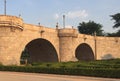 ancient gate bridge of Toledo