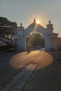 Ancient gate in the city