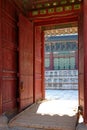 Ancient gate of the Gyeongbokgung, the palace of Joseon dynasty