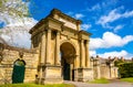 Ancient gate in Woodstock, Oxfordshire