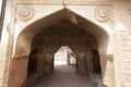 Ancient Gaushala gate in Orchha, Madhya Pradesh, India Royalty Free Stock Photo