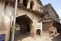 Ancient Gaushala gate in Orchha, Madhya Pradesh, India Royalty Free Stock Photo