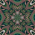 Ancient generative colorful background tile