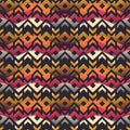 Ancient geometric seamless pattern