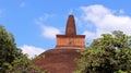 Ancient gigantic buddhism pagoda Royalty Free Stock Photo