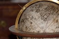 Ancient globe map