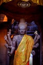 Ancient God Vishnu statue at Angkor Wat, Siem Reap, Cambodia