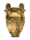 Ancient gold Greek krater