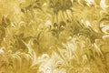Ancient gold marbling paper texture background, ink mixing, acrylic paint, abstract art Royalty Free Stock Photo
