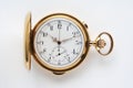 Ancient gold pocket watch Royalty Free Stock Photo