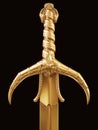 Ancient gold sword