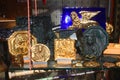 Ancient gold winged lion of Venice at souvenir store in Venice, Italy