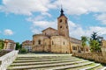 Ancient gothic architecture of Segovia city. Castile and Leon