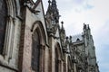 Ancient gothic building in Ecuador Royalty Free Stock Photo