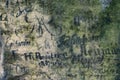 Ancient graffiti lettering texture