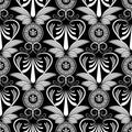 Ancient grecian floral seamless pattern. Vector greece meander