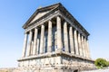 ancient Greco-Roman Temple of Garni under blue sky Royalty Free Stock Photo