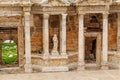 Ancient Greco-Roman Theater in ancient city Hierapolis near Pamukkale, Turkey Royalty Free Stock Photo
