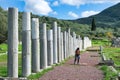 Ancient Greece. Ancient Messene, one of the most important cities of antiquity. Kalamata, Greece