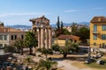 Columns, entrance to acropolis, Athens Royalty Free Stock Photo