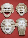 Ancient Greece theatre masks