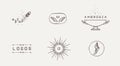 Ancient Greek Aesthetics, modern logotypes