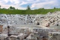 Ancient Greek amphitheater in Larissa.