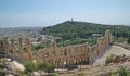 Ancient Greek amphitheatre from the Acropolis Royalty Free Stock Photo