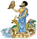 Ancient Greek with sacred animals