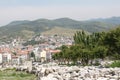 Ancient Greek architecture ruins. Rock column Architecture. Ephesus, SelÃÂ§uk, Turkey.